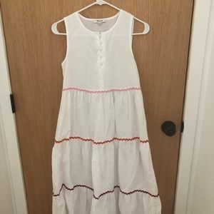 Rickrack Cattail Tiered Dress